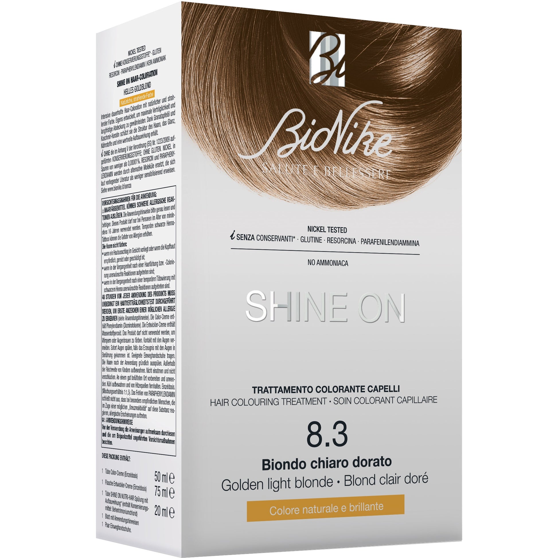 Bionike Shine On Rubio Claro Dorado 8.3-3
