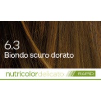 Biokap Nutricolor Delicato Rapid 6.3 Rubio Oscuro Dorado 135ml-2