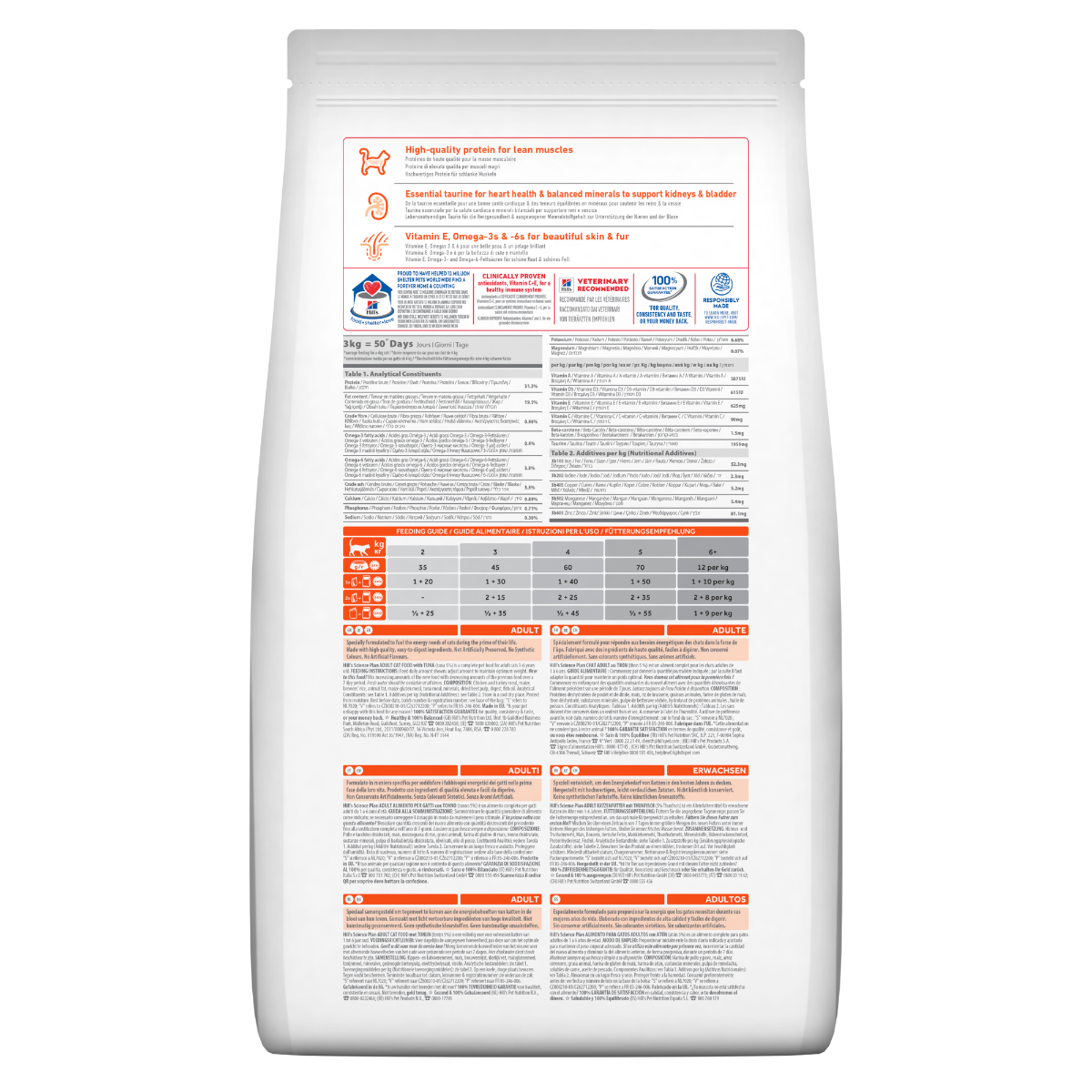 Hill's Science Plan Adult Crocchette per Gatti con Tonno 10Kg