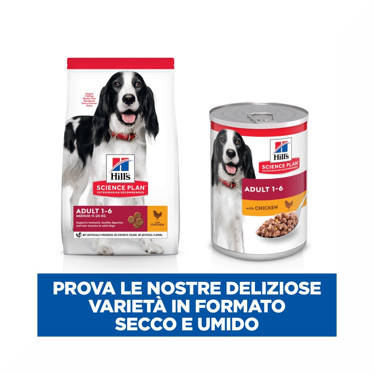 Hill's Science Plan Medium Adult Crocchette con Pollo Per Cani Sacco 14 Kg