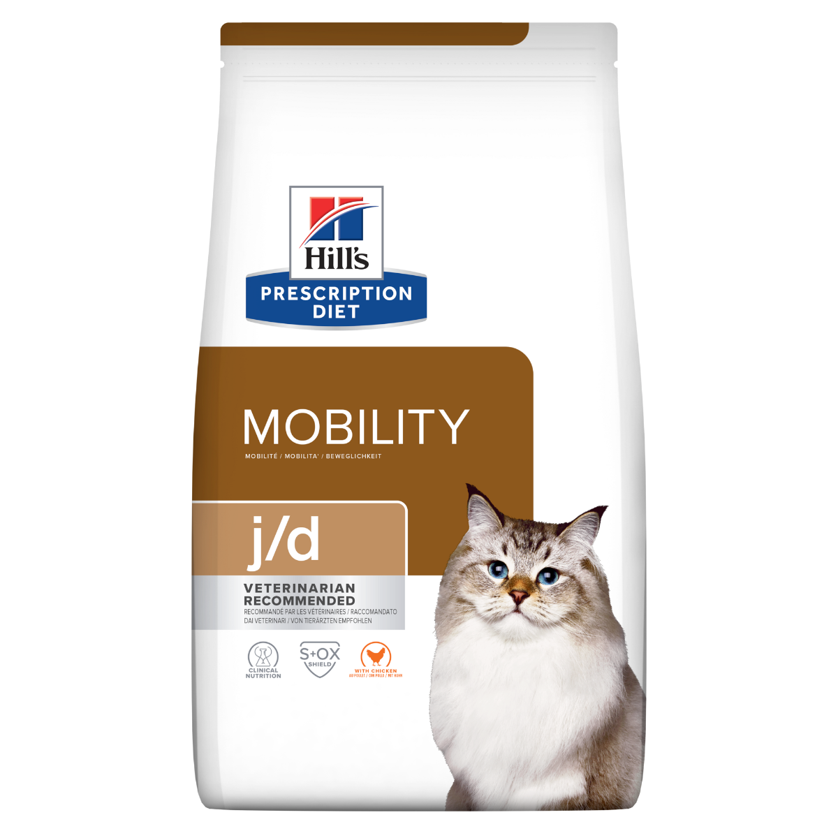 Hill's Prescription Diet J/D Mobility Crocchette Al Pollo Per Gatti Sacco 1,5kg