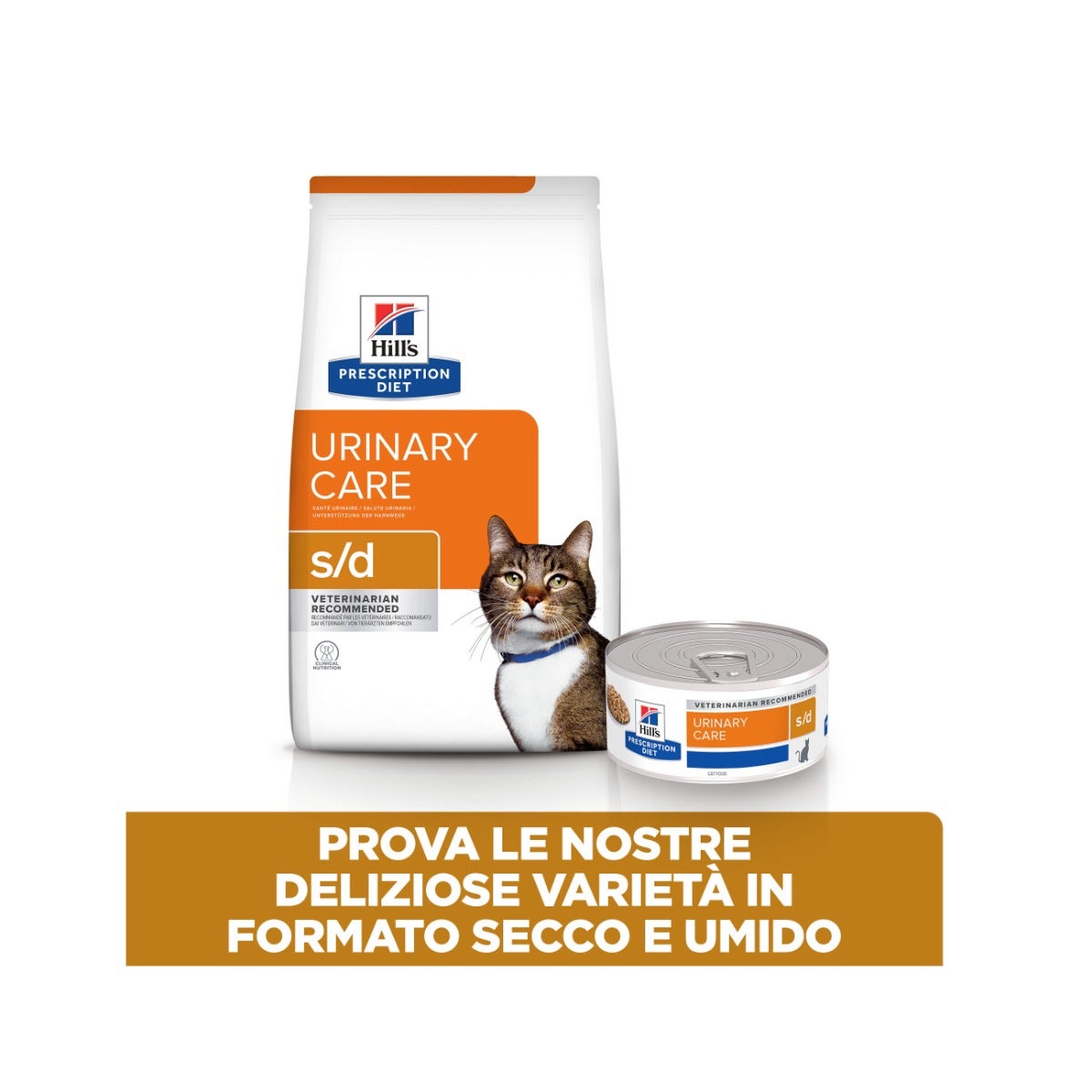 Hill's Prescription Diet S/D Urinary Care Crocchette Per Gatti Sacco 3kg