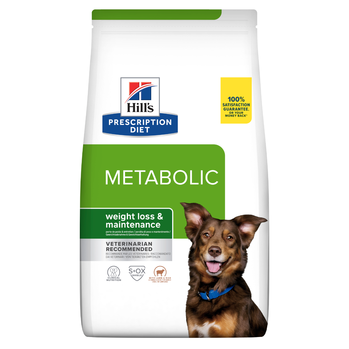 Hill's Prescription Diet Metabolic Cibo Secco Con Agnello Cani Adulti Sacco 12kg
