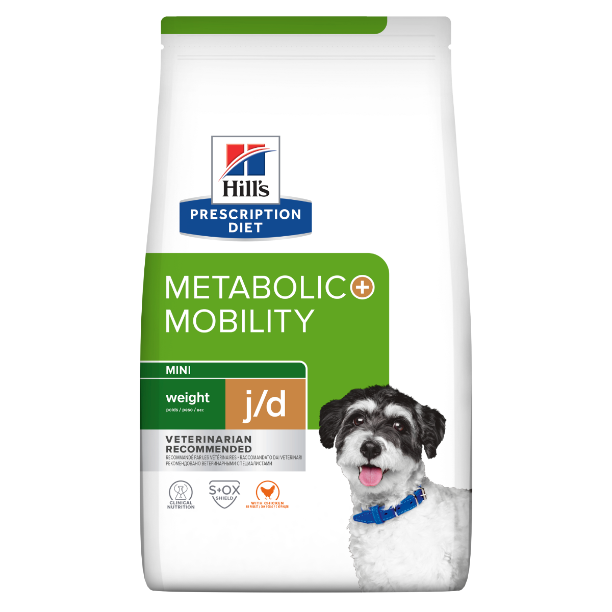Hill's Prescription Diet J/D Metabolic+Mobility Crocchette Per Cani Taglia Mini Sacco 3kg