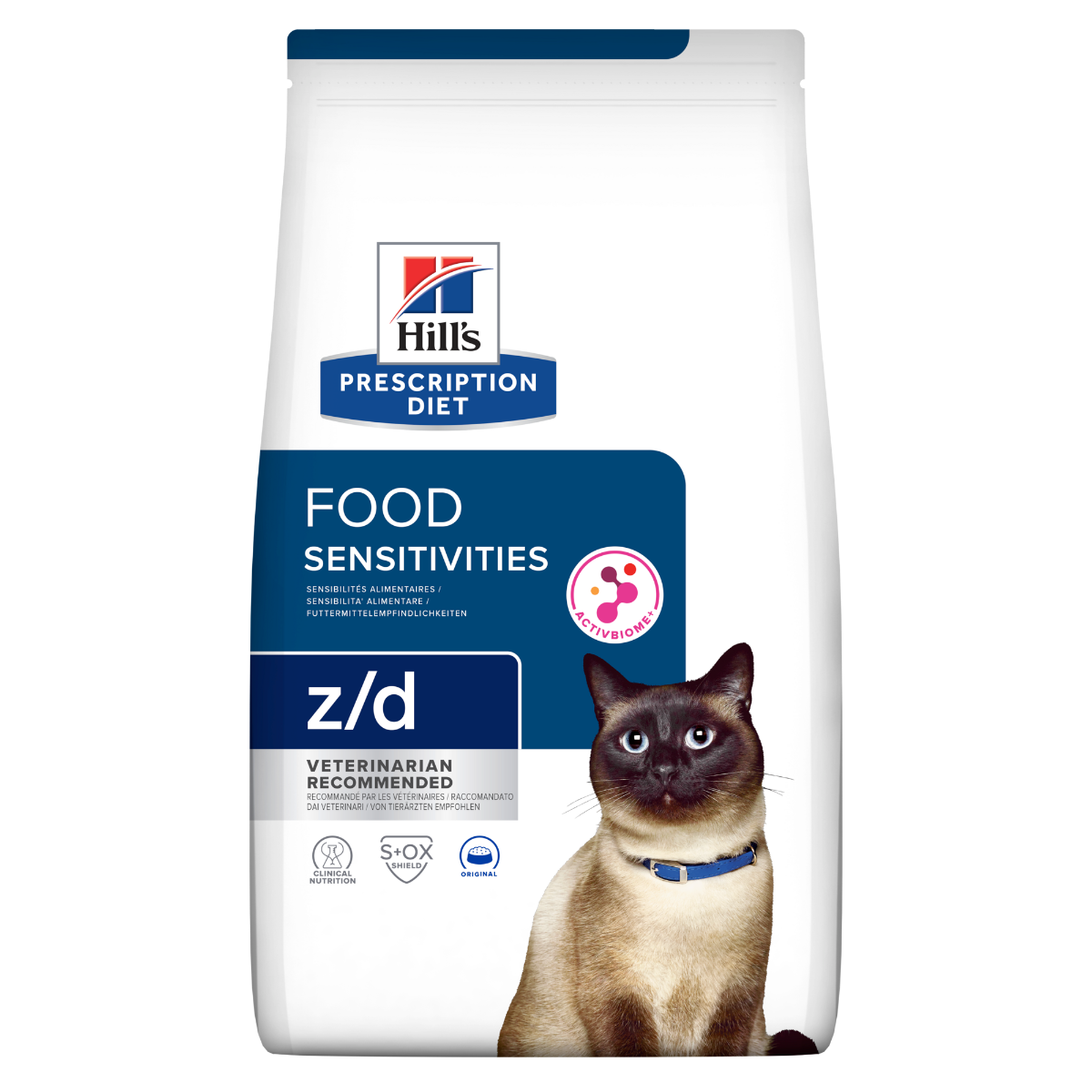 Hill's Prescription Diet Z/D Food Sensitivities Crocchette Per Gatti Sacco 6kg