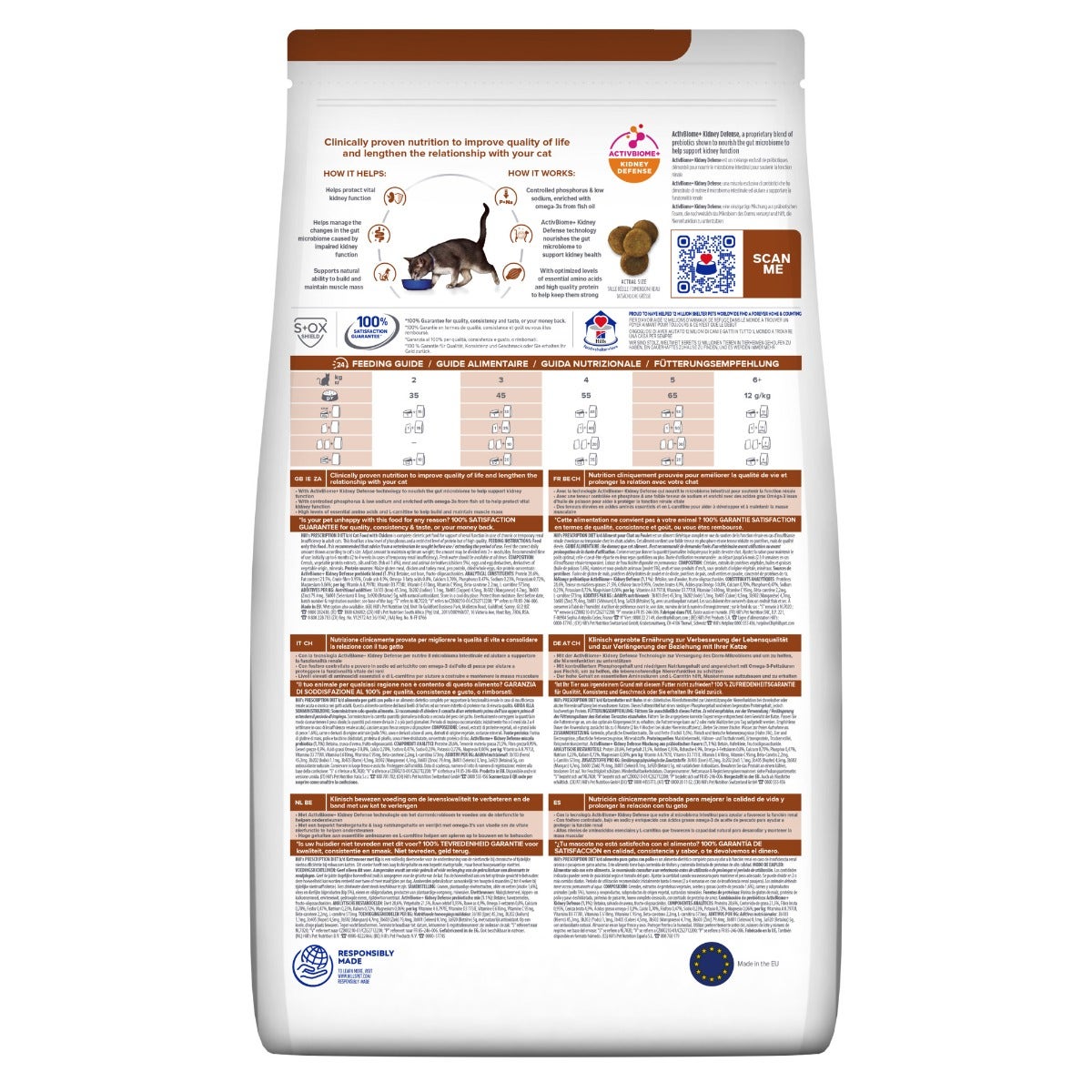 Hill's Prescription Diet K/d Pienso para gatos con pollo 3 kg