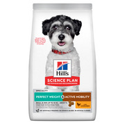 Hill's Science Plan Perfect Weight & Active Mobility Adult Crocchette Con Pollo Per Cani Taglia Piccola Sacco 1,5 kg