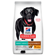 Hill's Science Plan Perfect Weight & Active Mobility Adult Crocchette Con Pollo Per Cani Taglia Grande Sacco 12 Kg