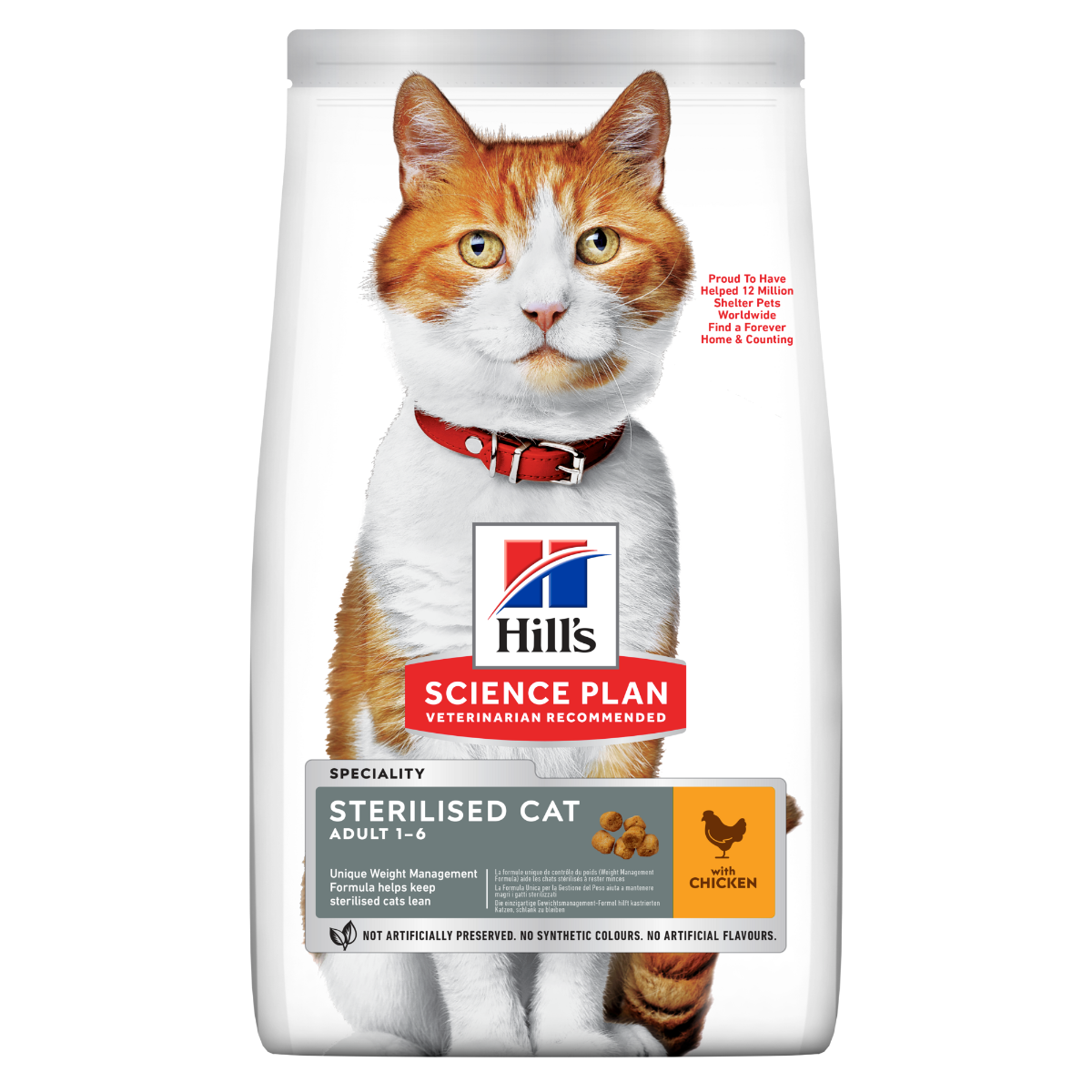 Hill's Science Plan Sterilised Cat Adult Crocchette Per Gatti Con Pollo 10 Kg
