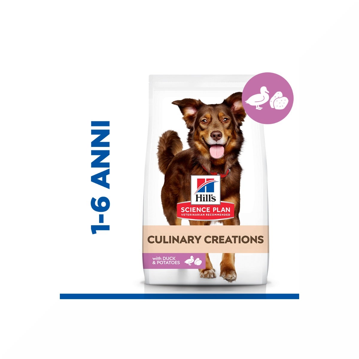 Hill's Science Plan Culinary Creations Adult Crocchette Con Anatra E Patate Per Cani Taglia Media Sacco 14kg