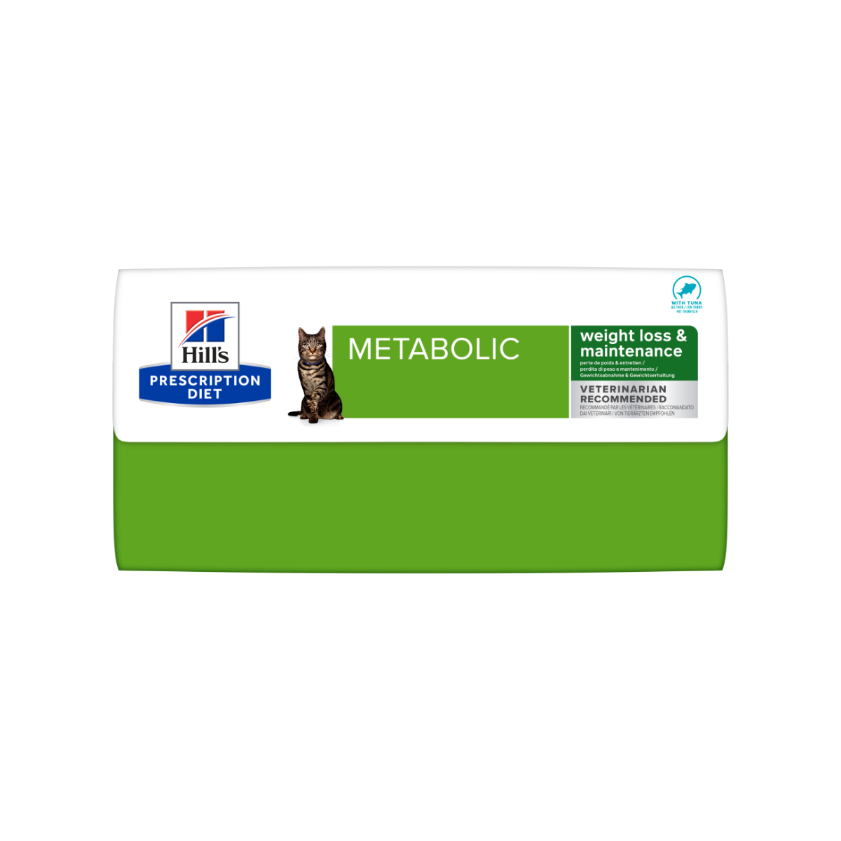 Hill's Prescription Diet Metabolic Croquetas de atún para gatos, bolsa de 1,5 kg