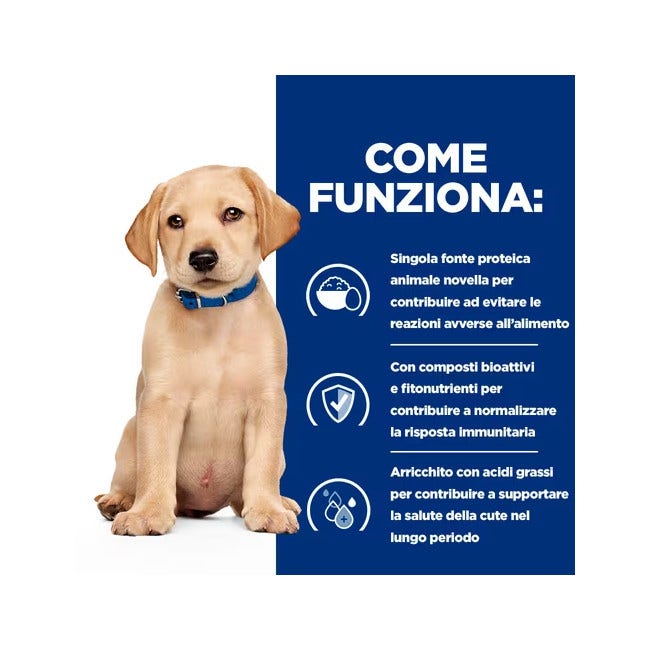 Hill's Prescription Diet Derm Complete Puppy Crocchette Per Cuccioli Sacco 1,5Kg