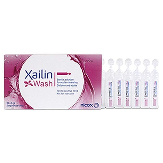 Xailin Wash Solución Ocular Estéril 20 Viales-1