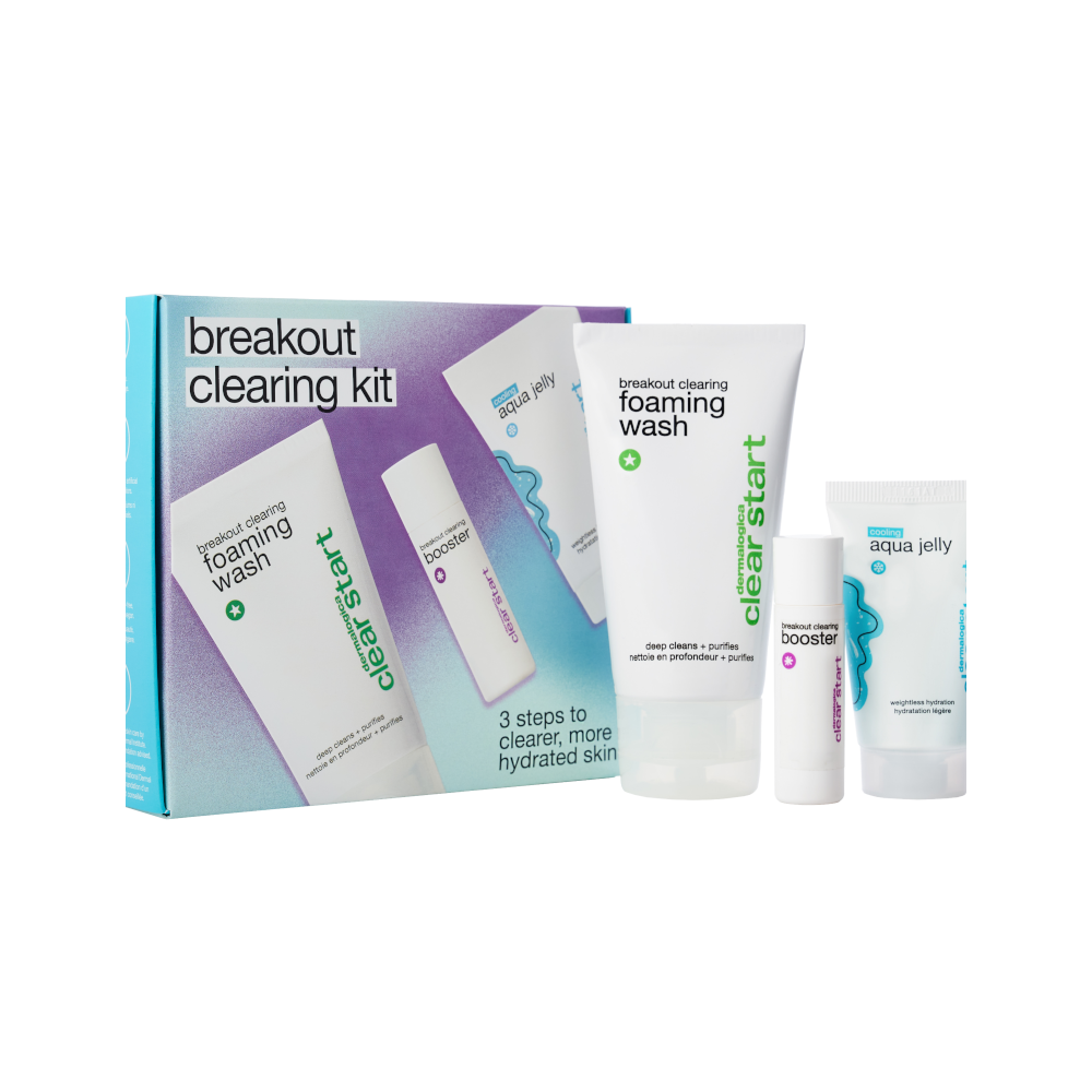Dermalogica Breakout Clearing Kit 2 Detergenti + 1 Booster
