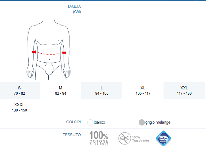 Pavis Wellness Faja abdominal postoperatoria unisex, cod. 675