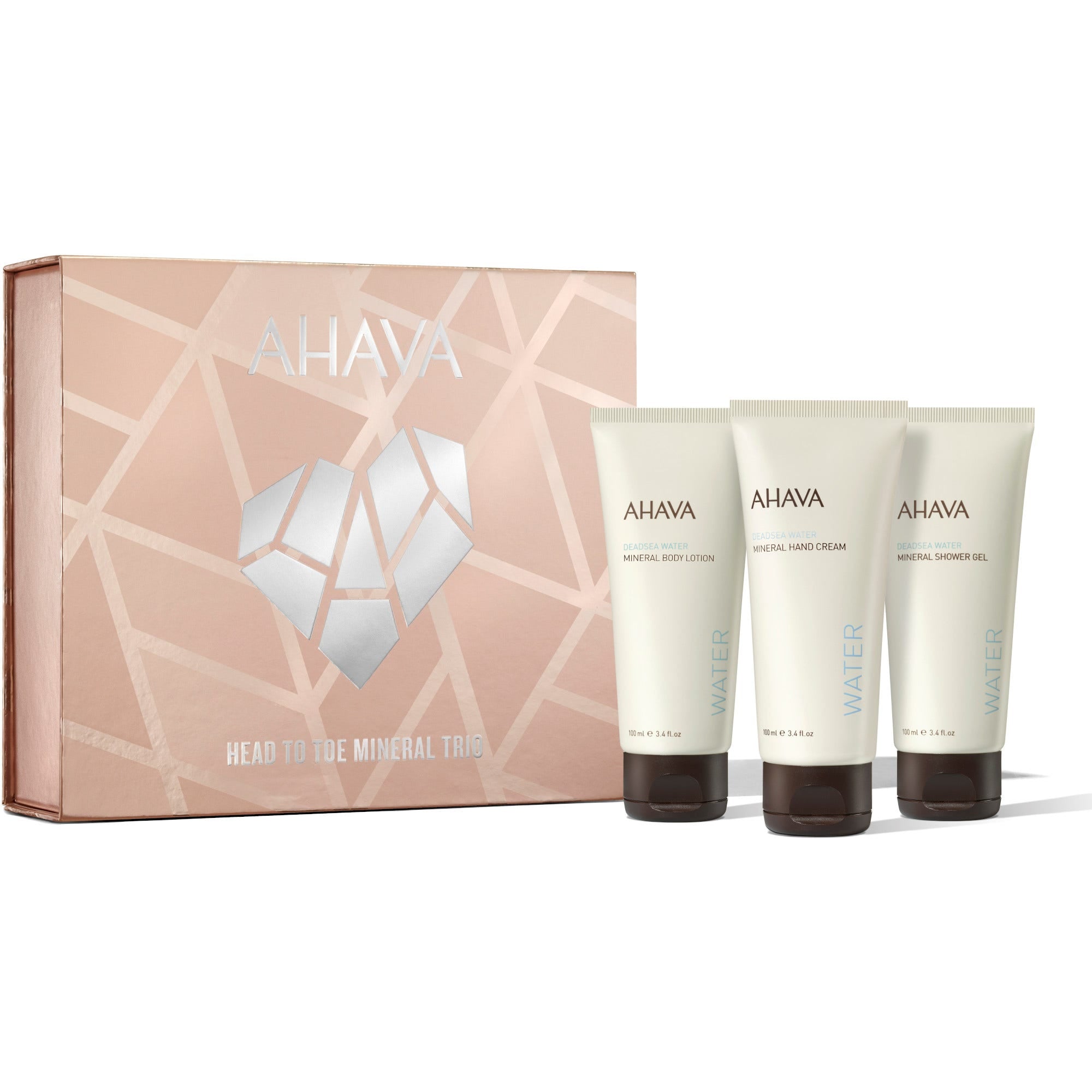 Head To Toe Mineral Trio Mineral Hand Cream 100ml + Mineral Body Lotion 100ml + Mineral Shower Gel 100ml