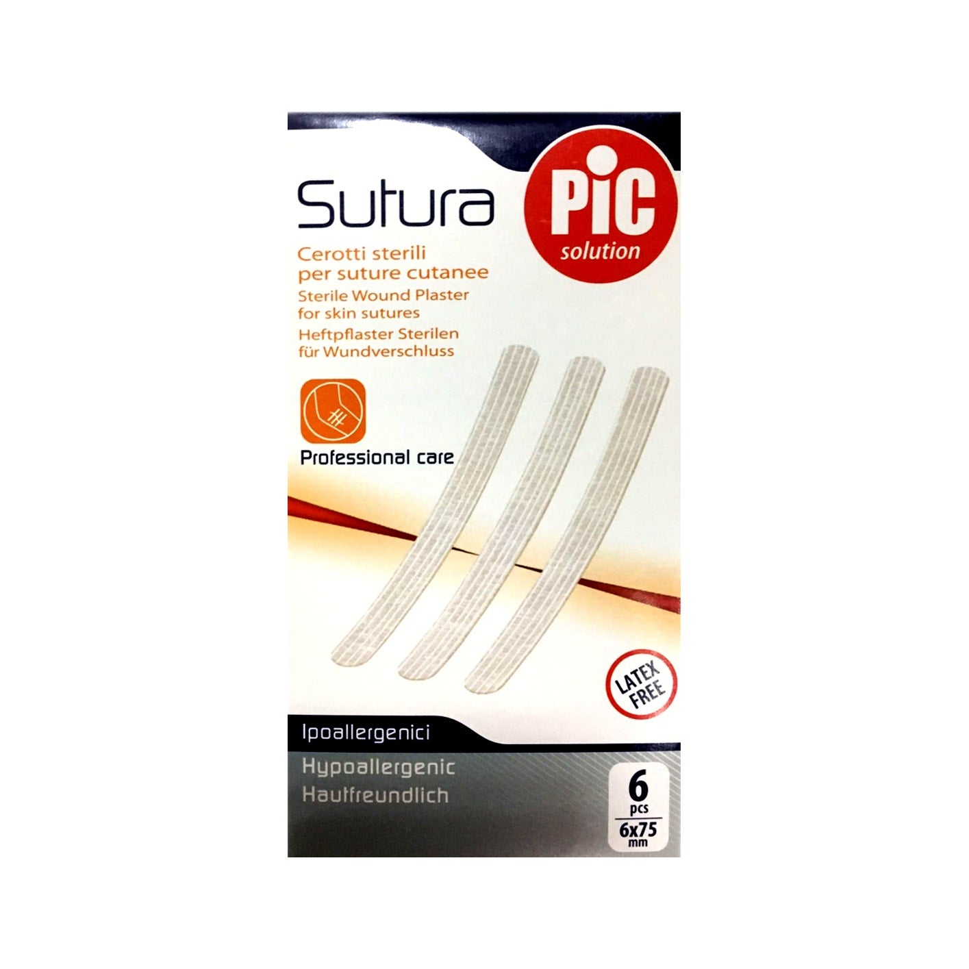 Pic Apósitos De Sutura 6x75mm 6 Piezas-1