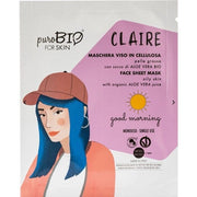 Purobio para la mascarilla disponible de la celulosa de Claire de la piel buenos días-1