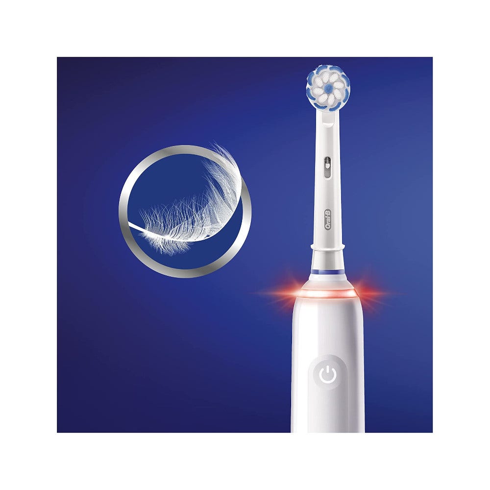 Oral-B Pro3 Junior Star Wars Spazzolino Elettrico Ricaricabile Bambini + 1 Testina Di Ricambio