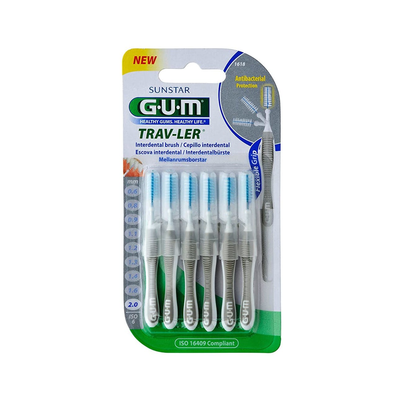 Gum Travler 1618 Limpiapipas 2,0 6 Piezas-2