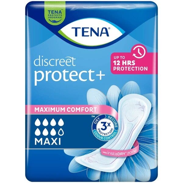 Tena Compresas Lady Discreet Maxi 12 Piezas-0
