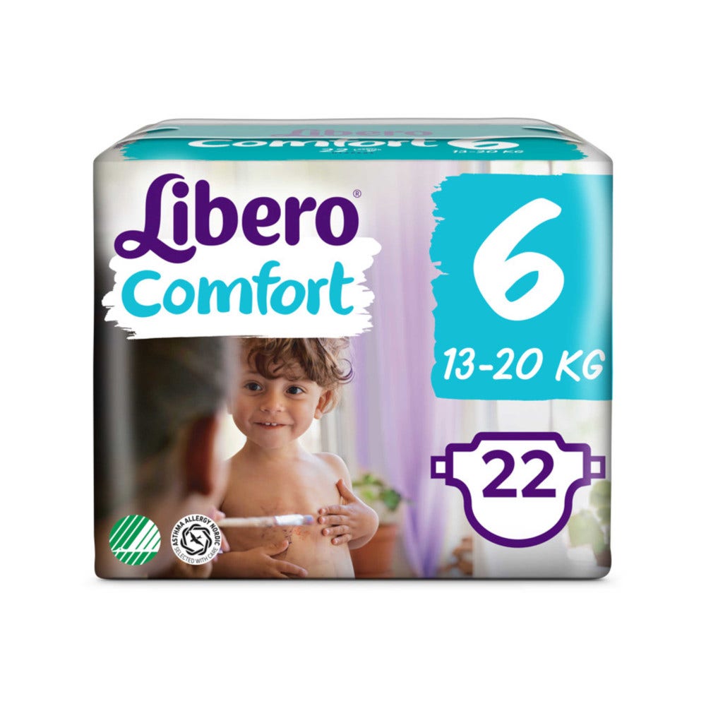 Libero Comfort 6 Pañales 13-20 kg 22 Piezas-3
