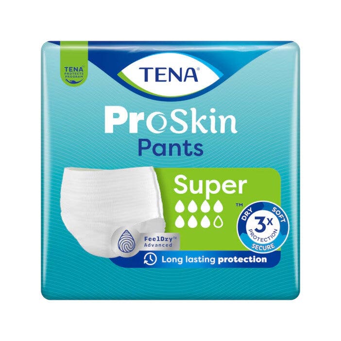 Tena Pants Super Pañales Absorbentes Talla XL 12 Unidades