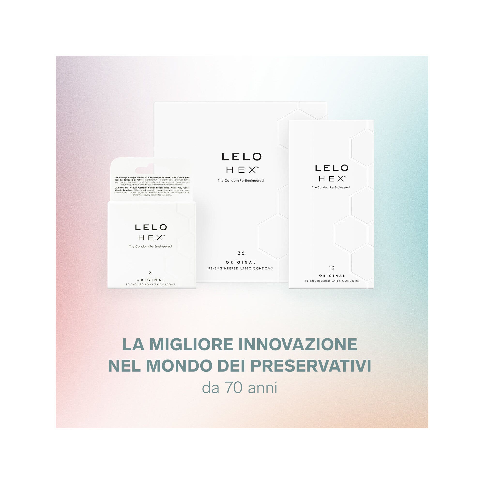 Lelo Hex Original 36 Preservativos-5