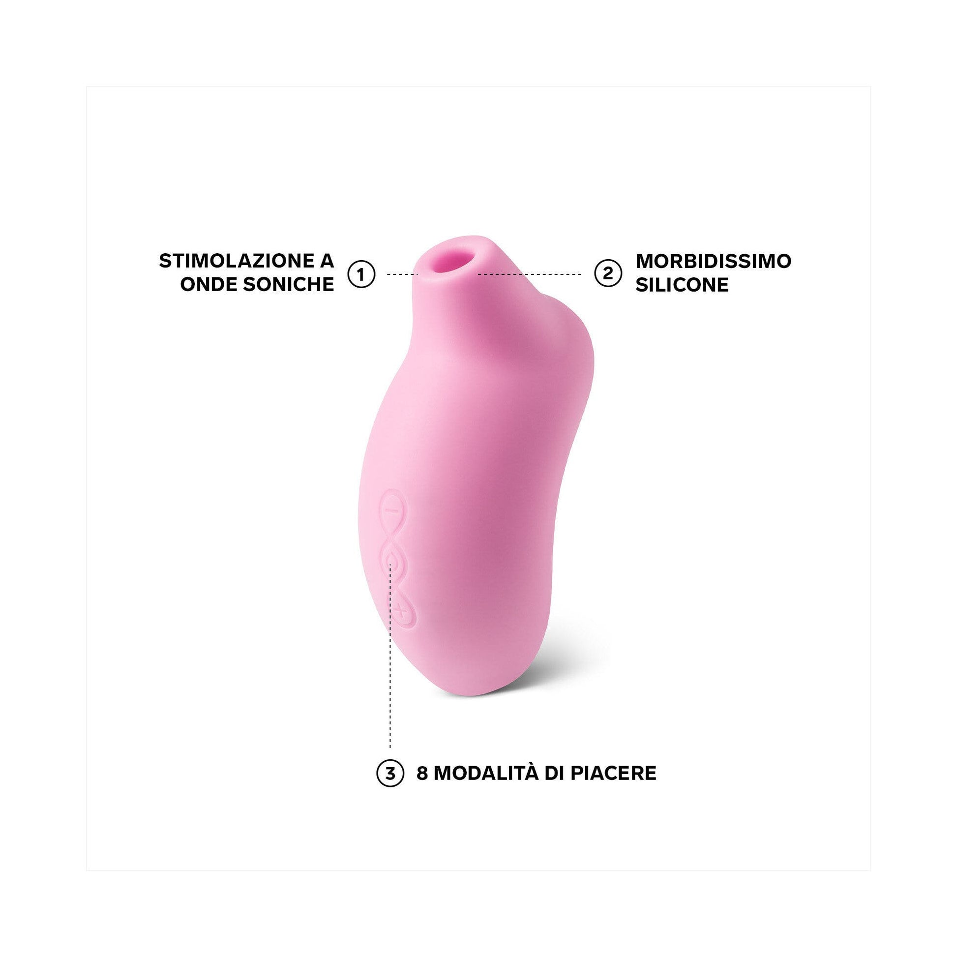 Lelo Sona Sonic Masajeador De Clítoris Rosa-2