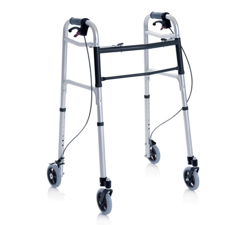 Andador Moretti Mopedia Plegable Aluminio 4 Ruedas Cod.RP742-1