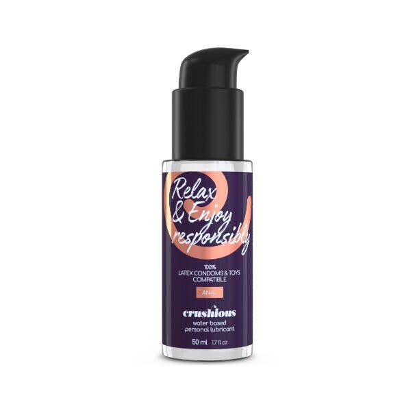 Crushious Anal Thrill Doccia Anale 90ml + Lubrificante 50ml + Catena Anale 10 Perle