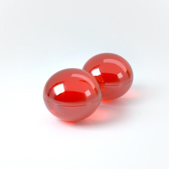 Crushious Lub Balls Palline Lubrificanti Al Gusto Di Fragola E Cioccolato