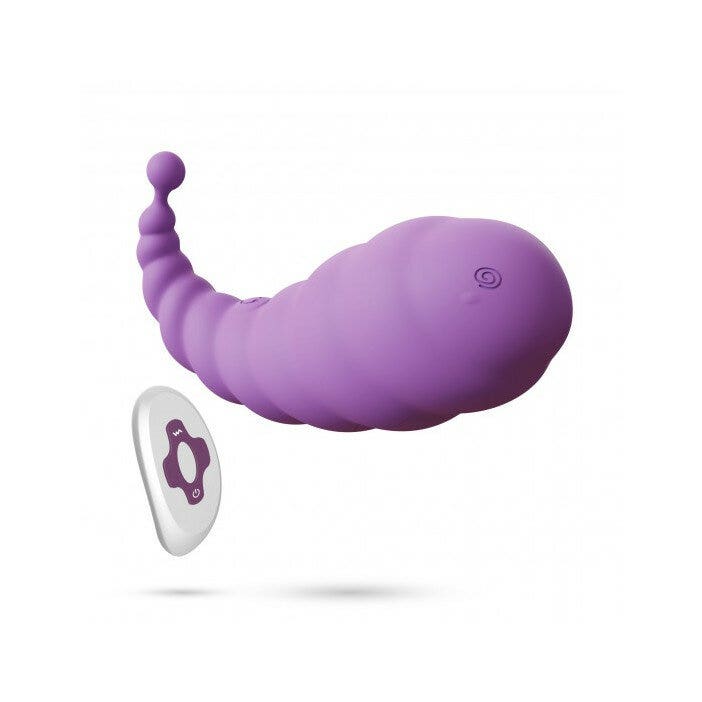 Crushious Cocoon Uovo Vibrante Ricaricabile Con Telecomando A Distanza Senza Fili Viola
