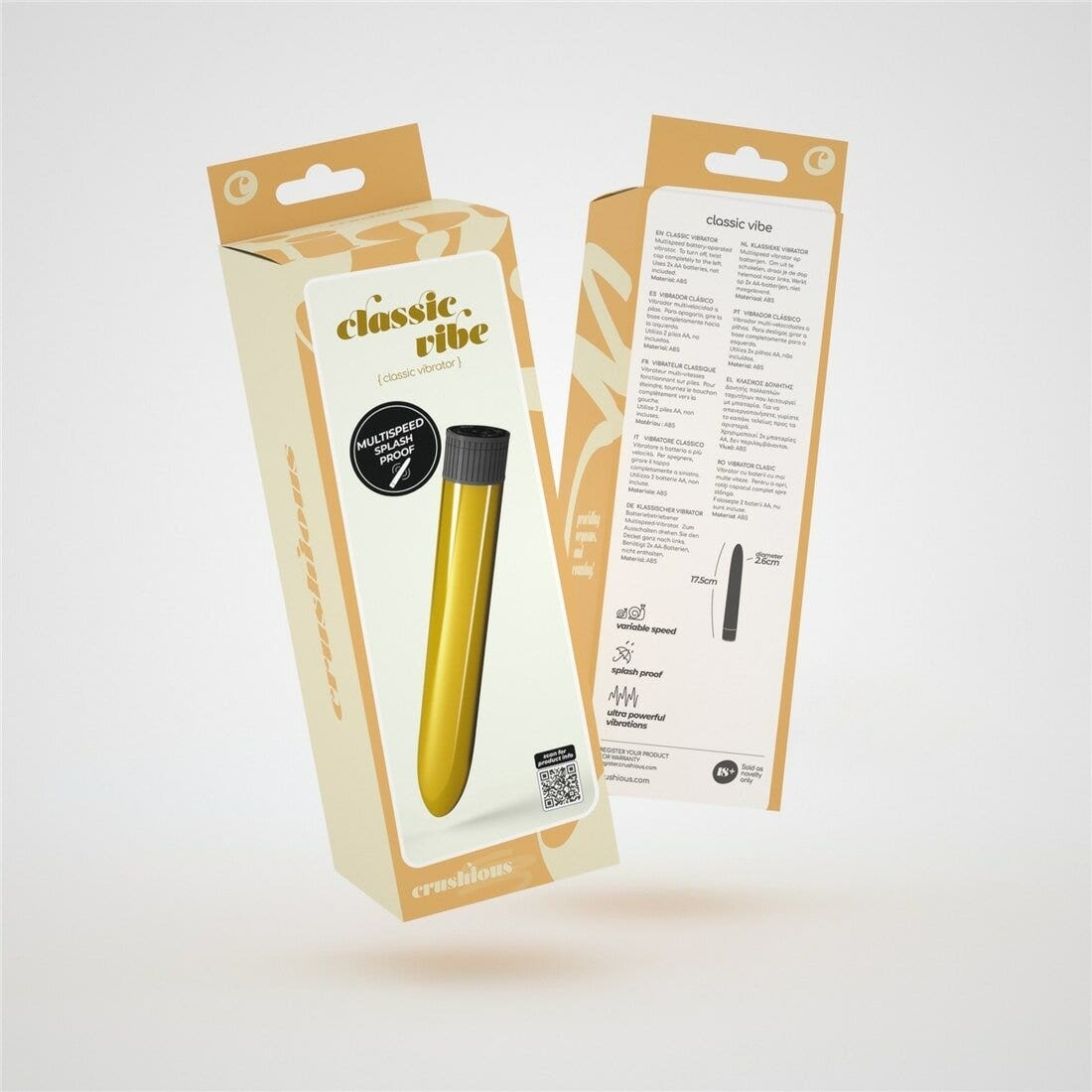 Crushious Vibratore Classic Vibe Dorato