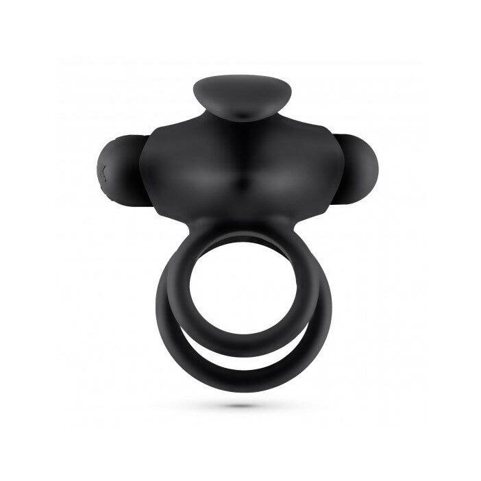 Crushious Thumper Anillo vibrador doble con mando a distancia