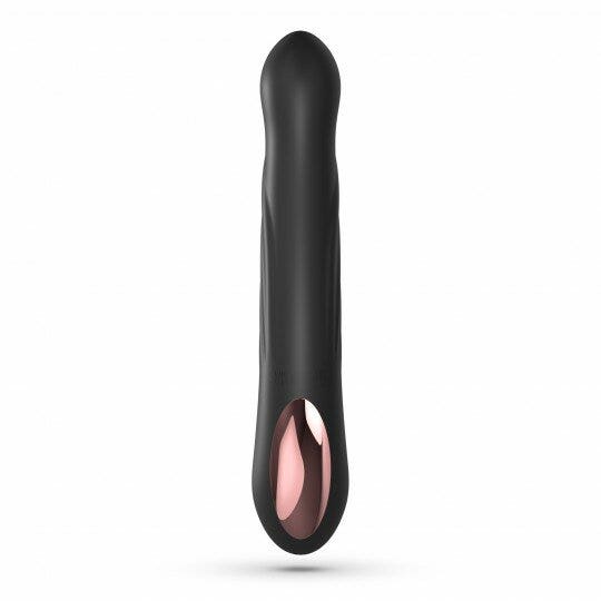 Crushious Lapin Vibratore Rabbit Ricaricabile Con Spinta Nero