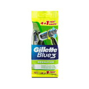 Gillette Blue 3 Sensitive 4 Piezas + 1 Gratis-1