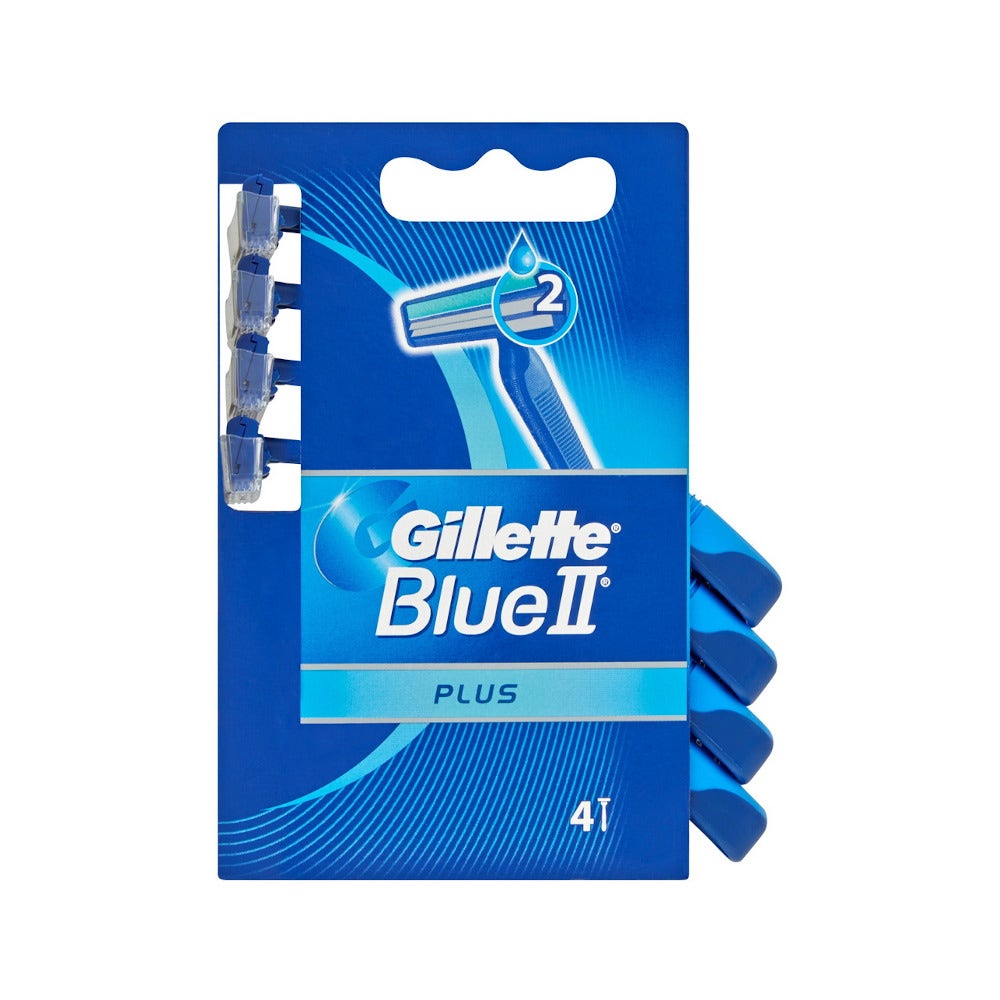 Gillette Blue II Desechables Plus 4 unidades