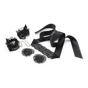 Crushious Set Di Pizzo Nero Lace Me Up