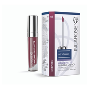 Incarose Più Volume Liquid Matte Plumping Lipstick 05 Deep Red-1