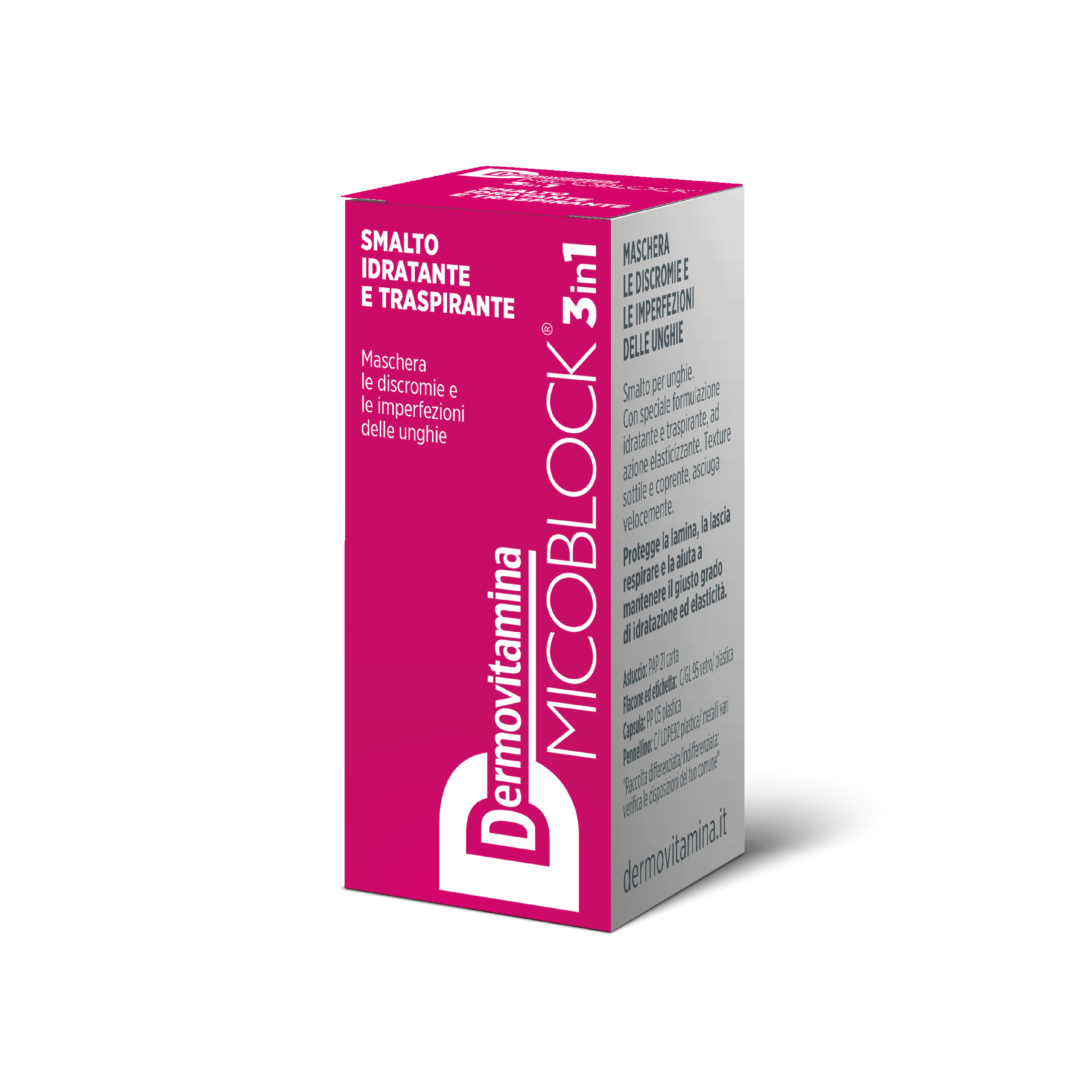 Dermovitamina Micoblock 3 In 1 Smalto Fuxia 5ml