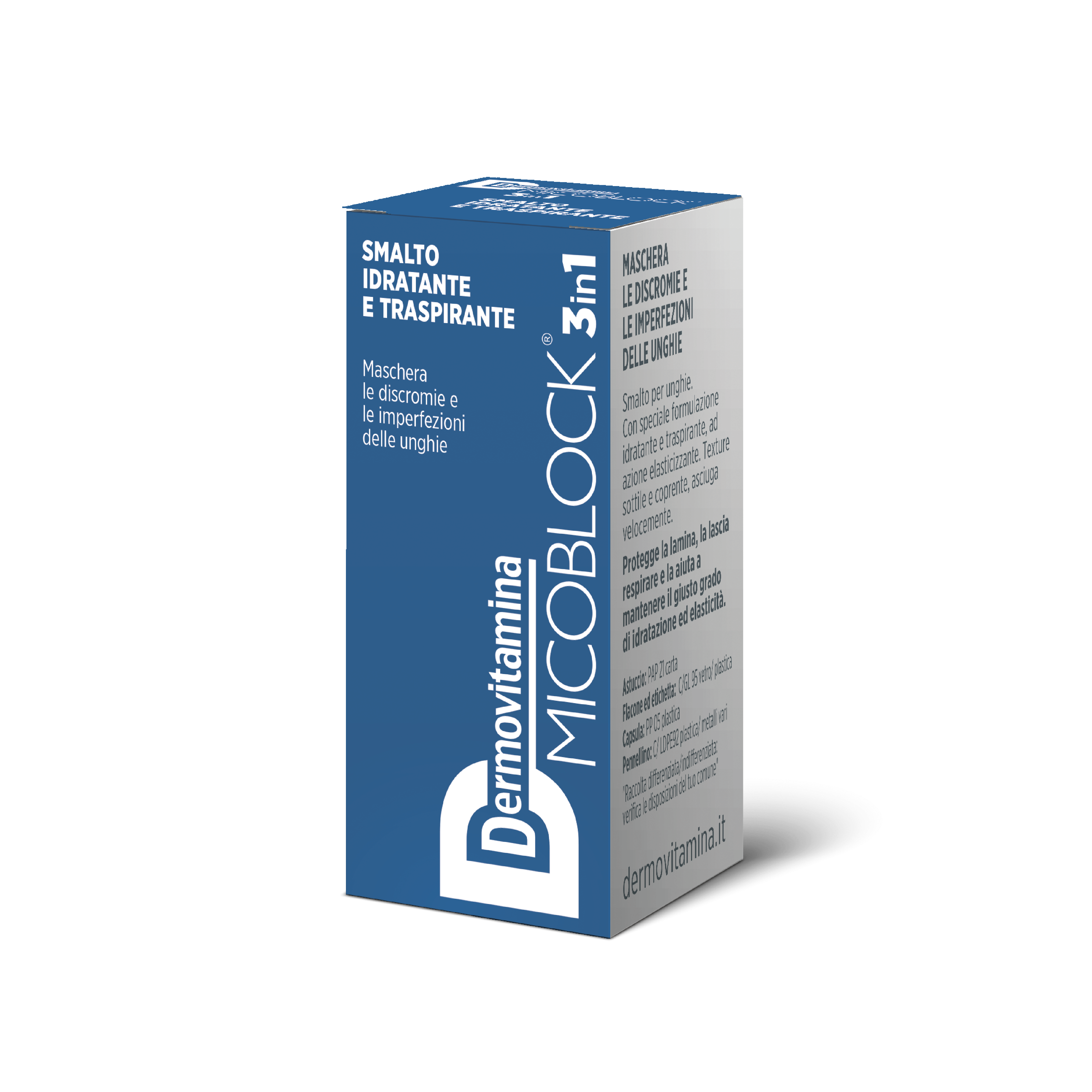Dermovitamina Micoblock 3 en 1 Esmalte azul 5 ml