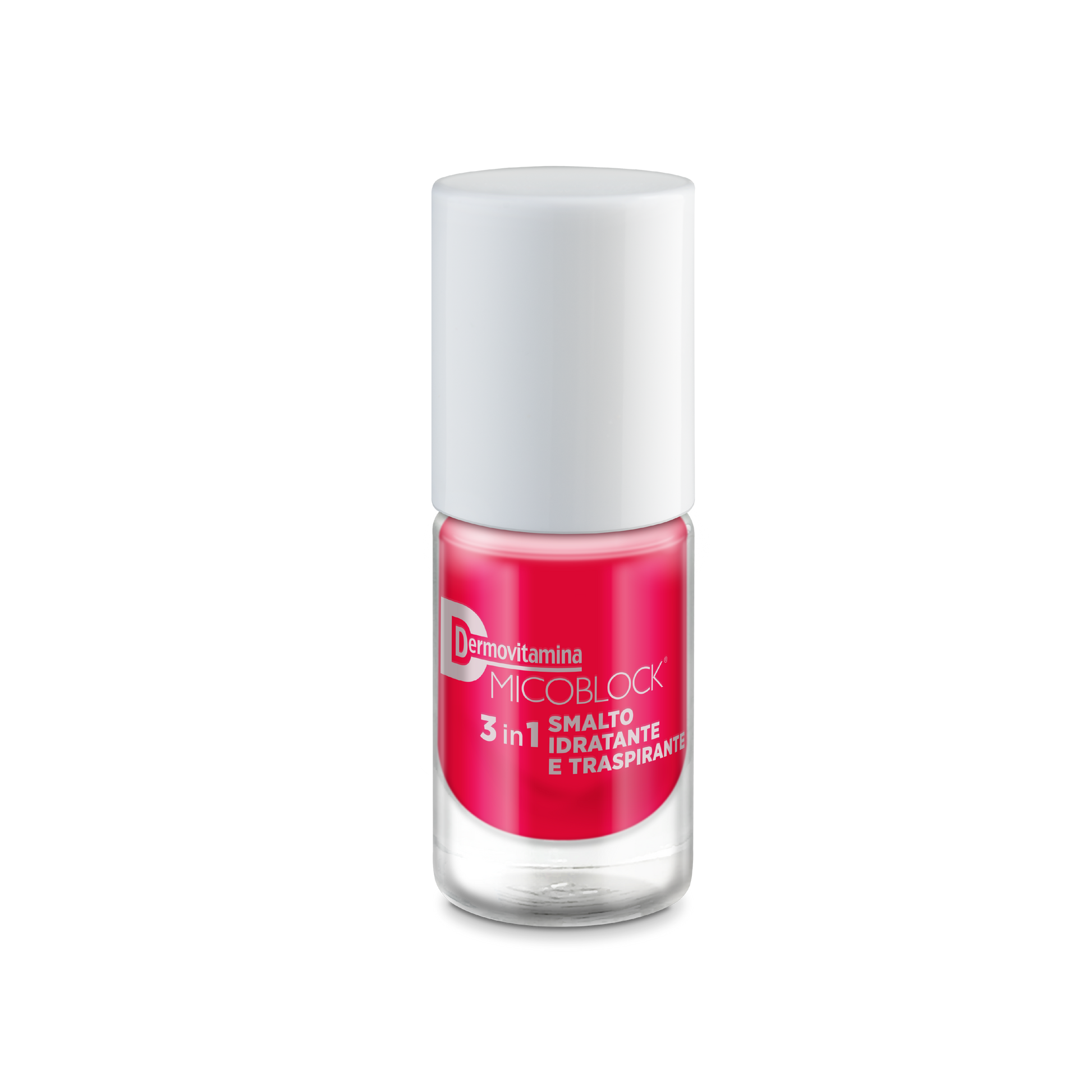 Dermovitamina Micoblock 3 En 1 Esmalte De Uñas Rojo 5ml-3