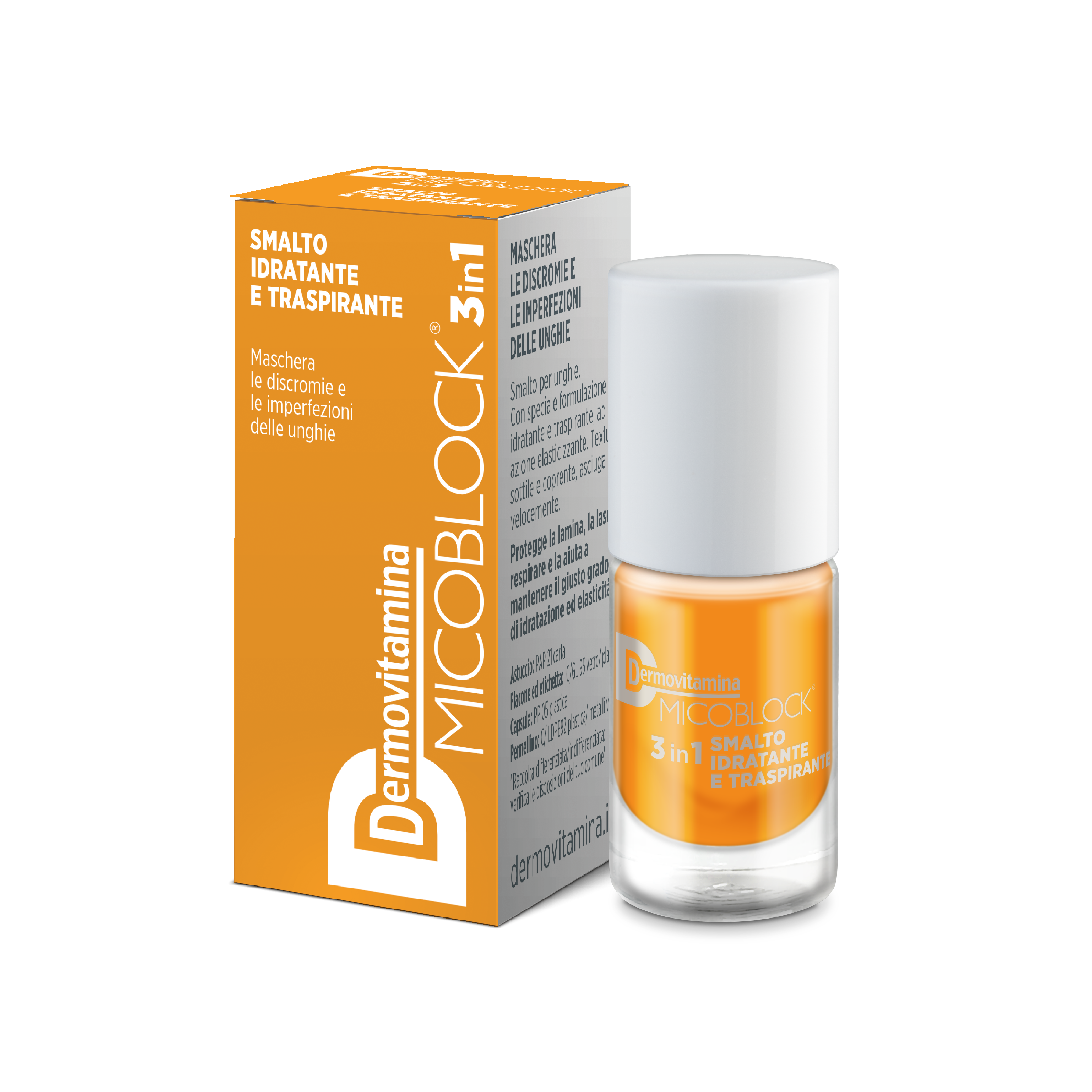 Dermovitamina Micoblock 3 en 1 Esmalte Amarillo 5 ml