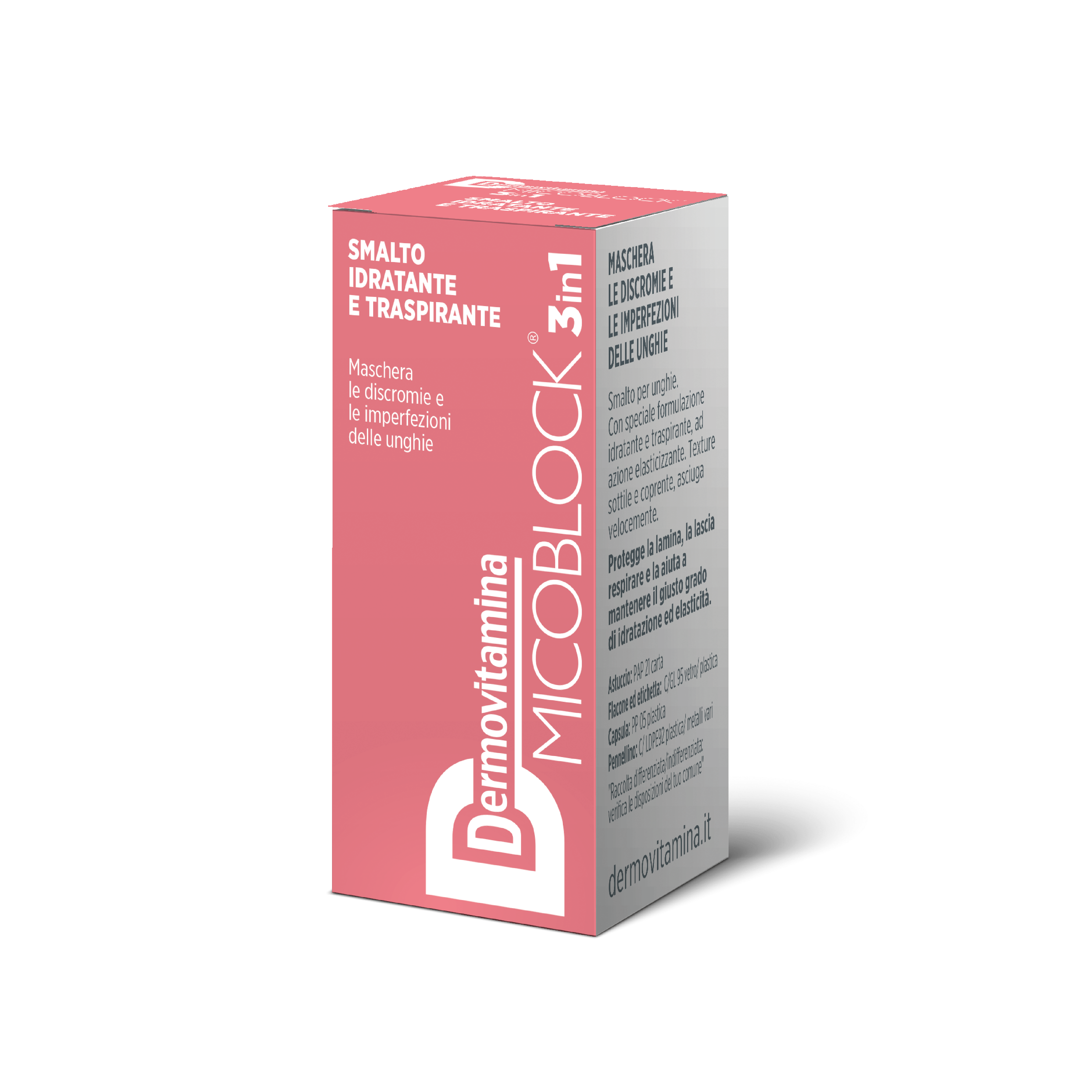 Dermovitamina Micoblock 3 en 1 Esmalte Rosa 5 ml