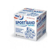 Parche deportivo de lona blanca de Med's 1000x5cm-1