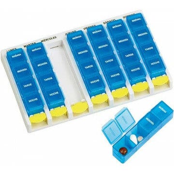 Meds Pastillero Set Semanal 4 Dosis-1