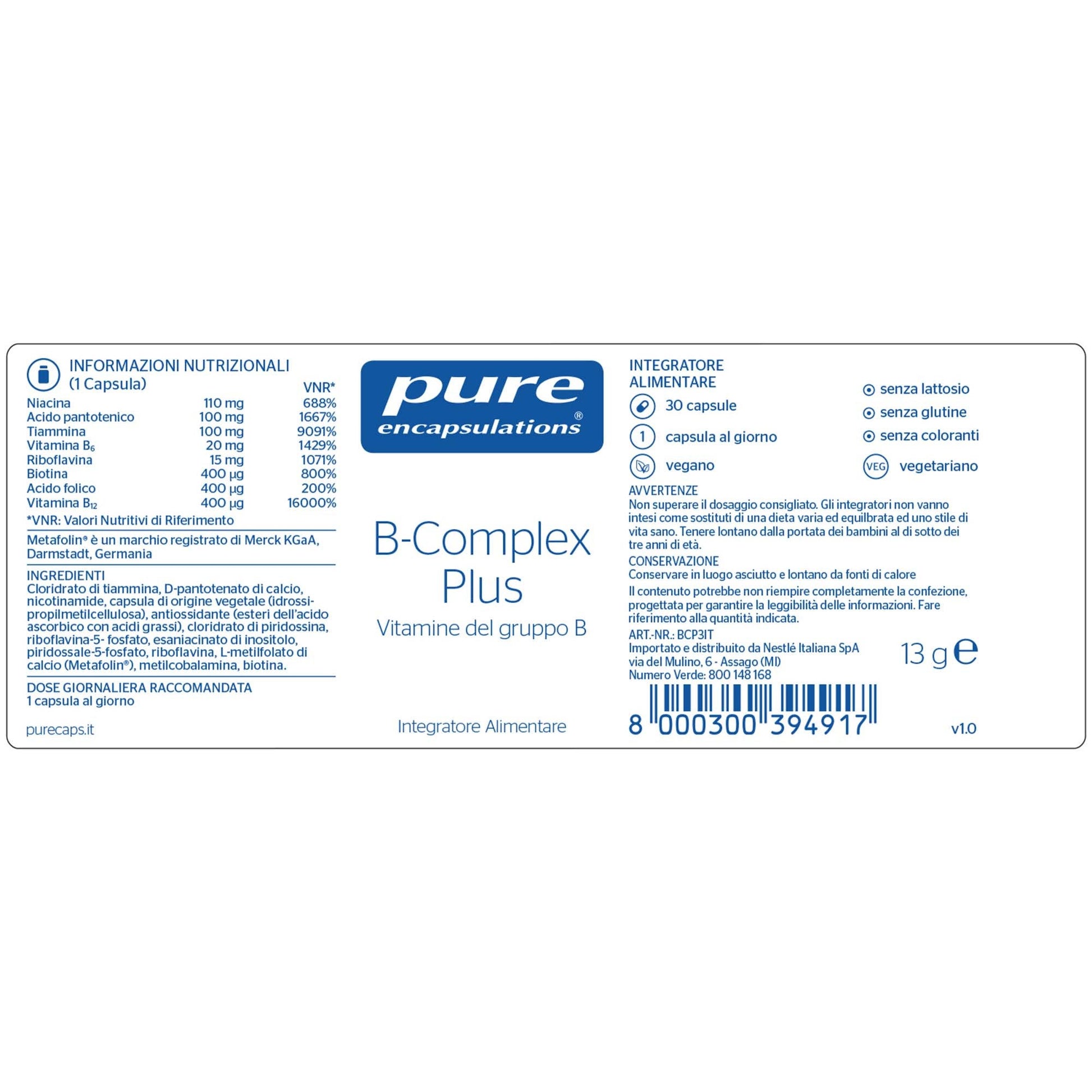 Pure Encapsulations Vitamina D3 30 Cápsulas-2
