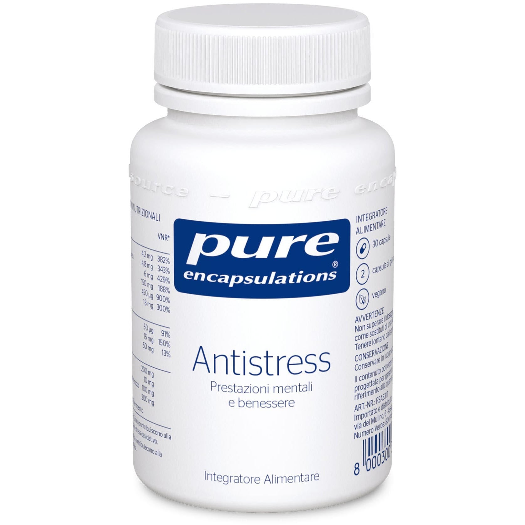 Pure Encapsulations Antiestrés 30 Cápsulas-1