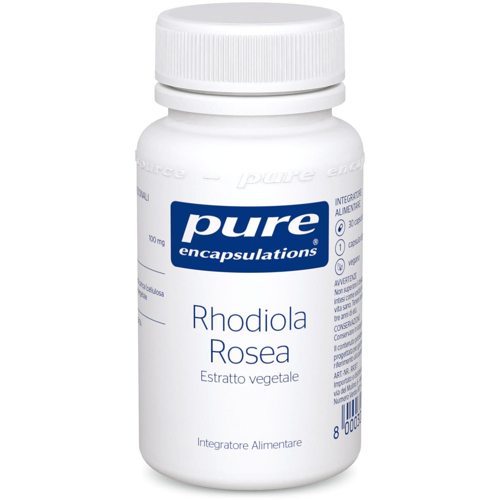 Encapsulaciones Puras Rhodiola Rosea 30 Cápsulas-1